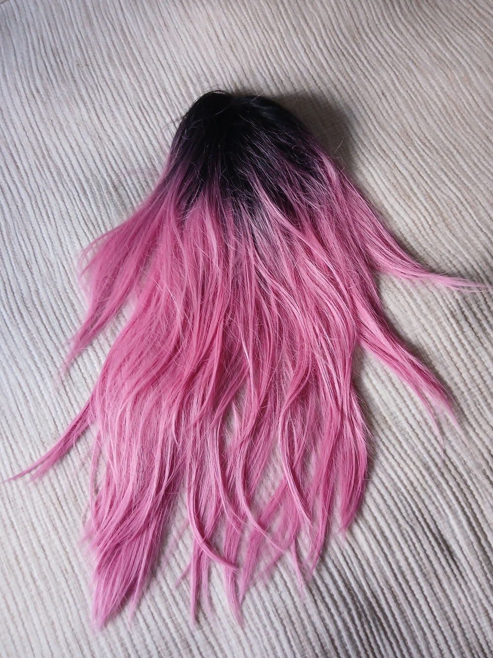 Pink Ombre Long Women’s Lace Front Wig